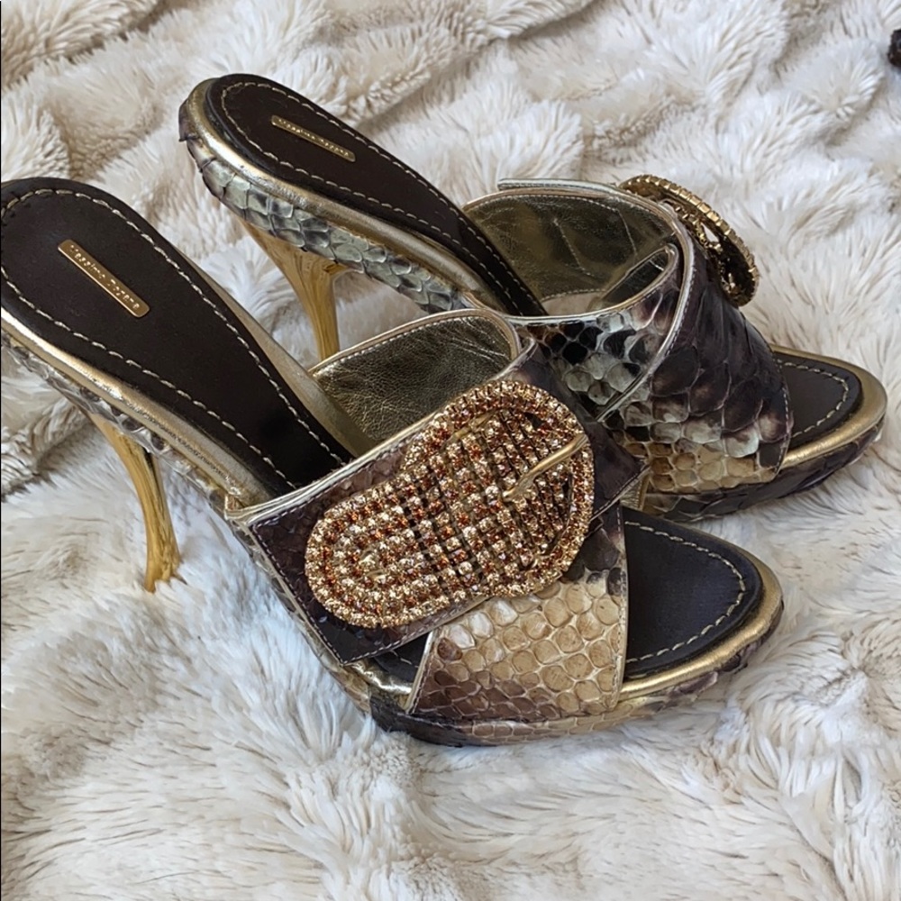 Massimmo Dogana Exotic leather Python shoes!